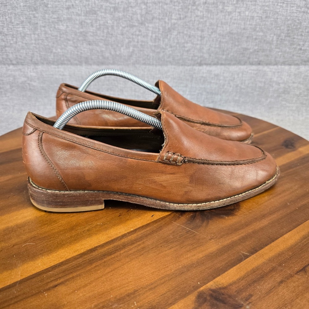 Cole Haan Grand OS Mens Tan Brown Leather Loafers C29711 Size 9M
